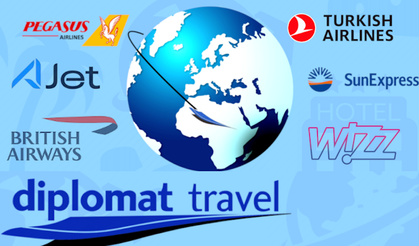 Diplomat Travel'dan bilet alanlara online check-in ücretsiz