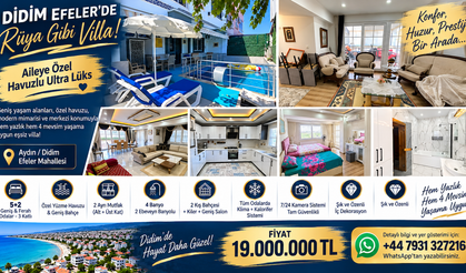 Didim Efeler’de Özel Havuzlu 5+2 Lüks Müstakil Villa