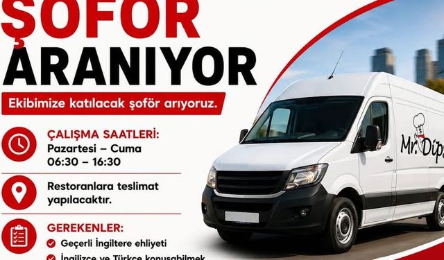 Londra’da restoran teslimatları için şoför aranıyor