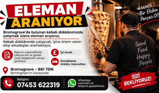 ELEMAN ARANIYOR – BROMSGROVE