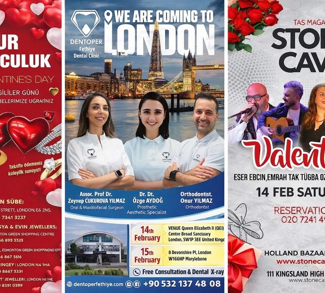 Londra’da Sevgililer Günü’ne Özel Romantik Sürprizler ve Kampanyalar