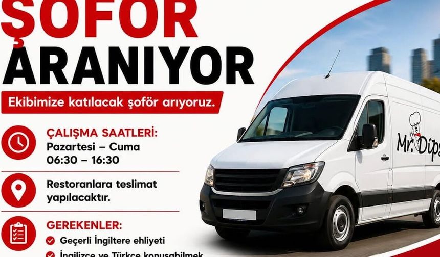 Londra’da restoran teslimatları için şoför aranıyor