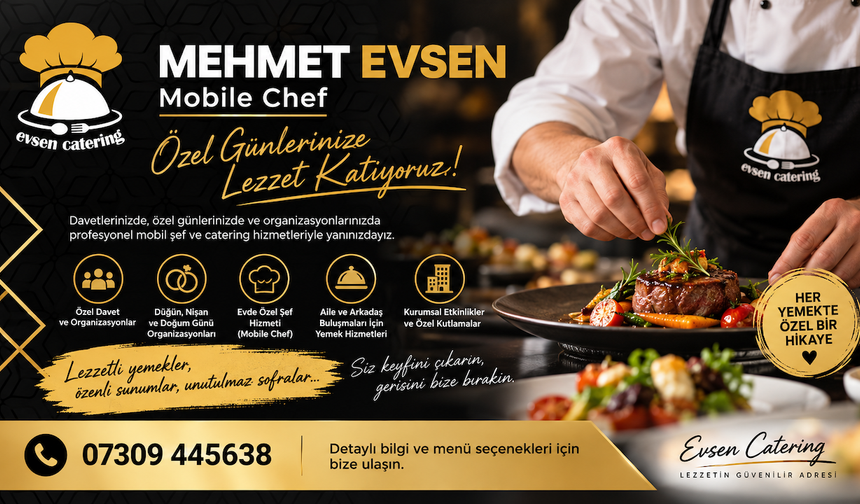 Özel Günlerinize Lezzet Katan Şef Mehmet Evsen